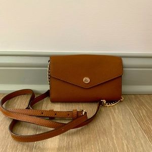 Michael Kors evening bag in tan.